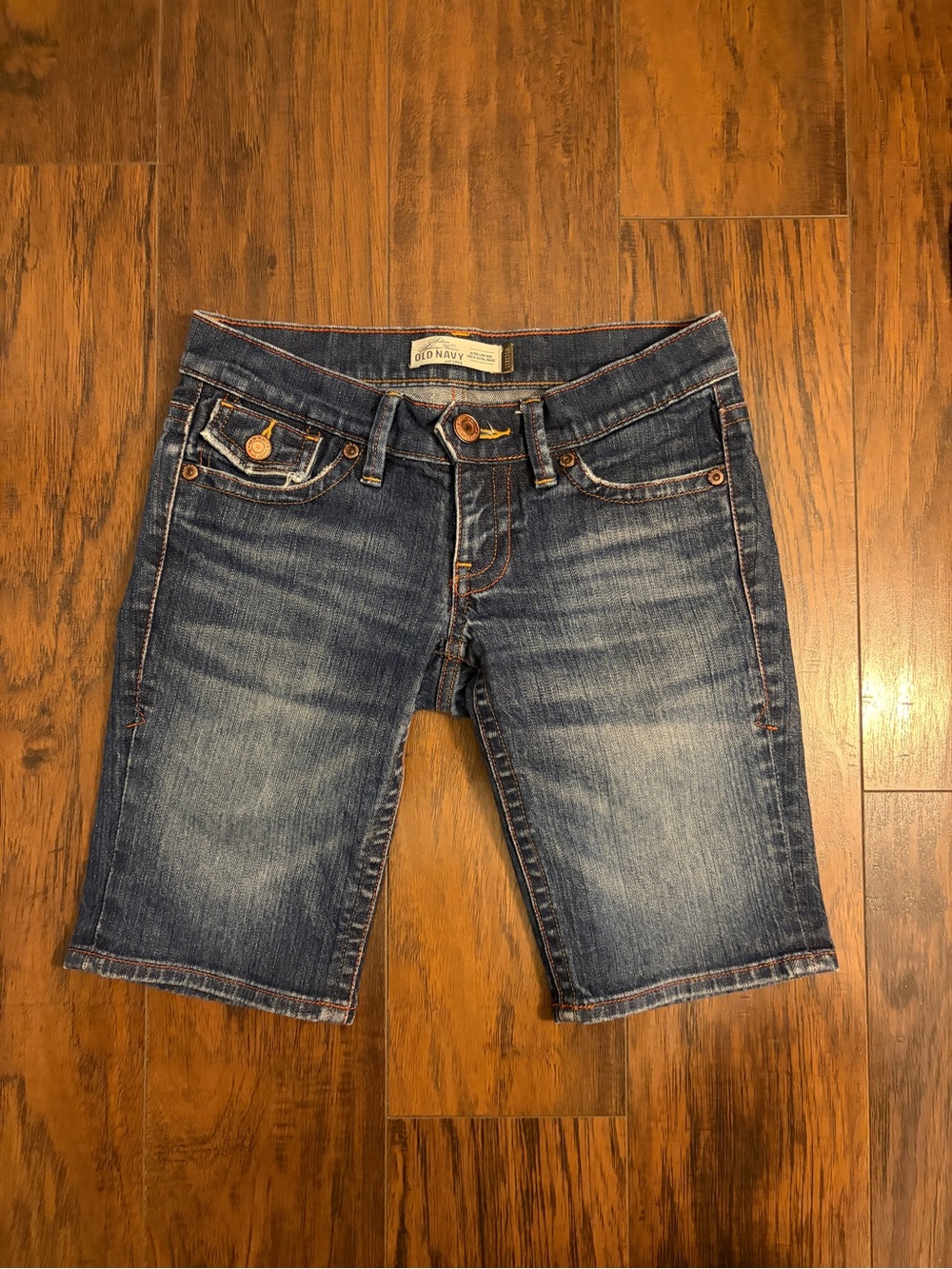 Old Navy Faded blue Denim Bermuda Shorts